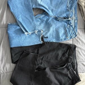 Old Navy Blue Rockstar Super Skinny Jeans